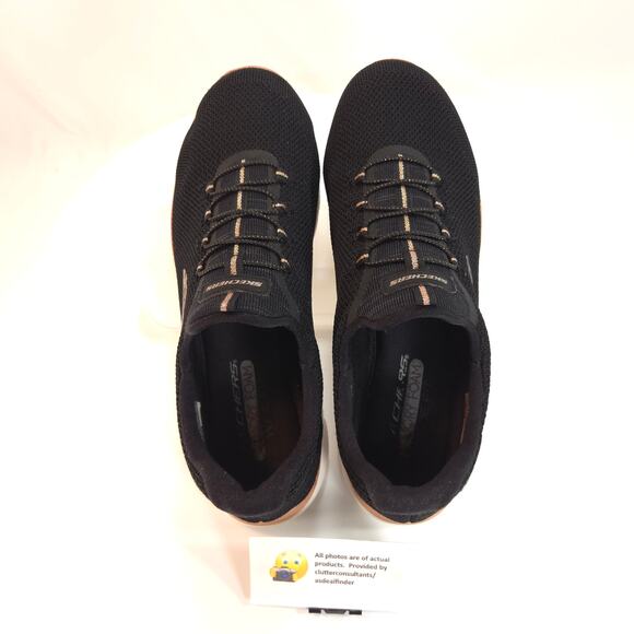 Skechers Summits Cool Classic Athletic Running Shoe Womens Size 11 149206W Black - Picture 6 of 9